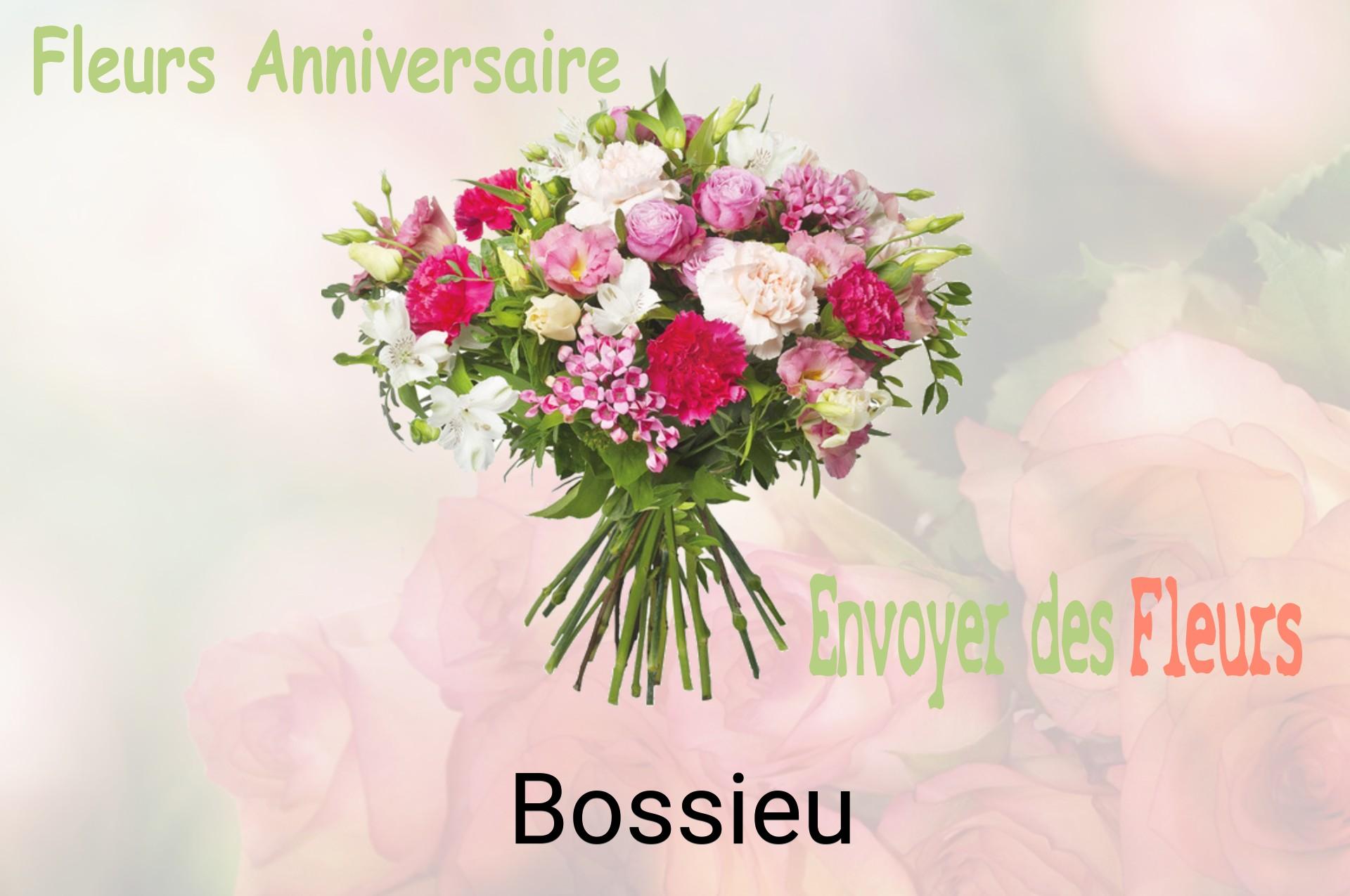 Bouquet de fleurs d’anniversaire livré à Bossieu