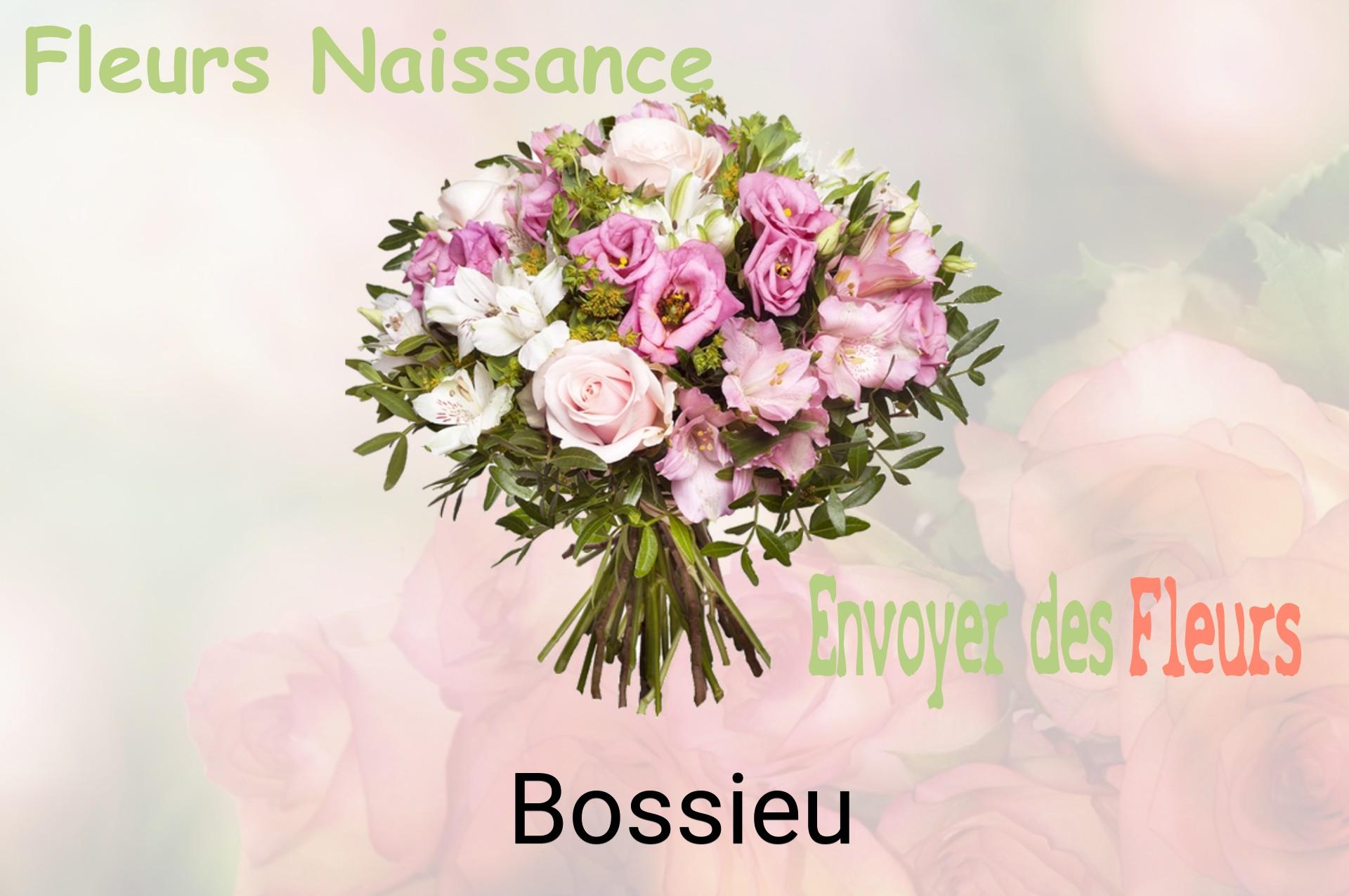 Bouquet de fleurs de naissance livré à Bossieu